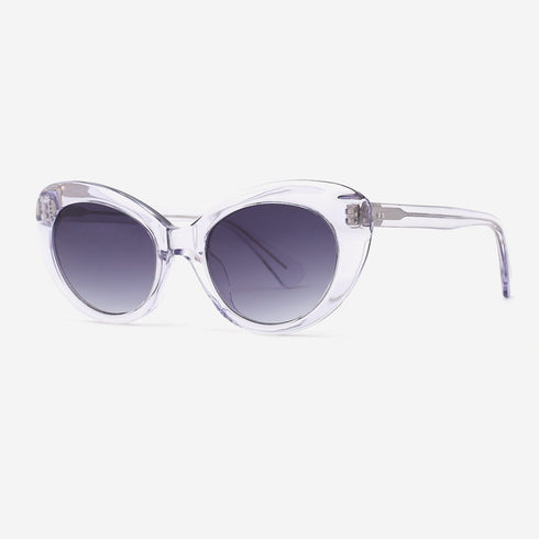 Cambered  Cat Eye Acetate Women's Sunglasses 21A8088